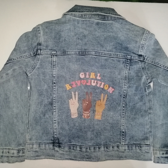 NEW Barbie Girl Revolution Jean Jacket Size Small 6-6x - Picture 2 of 3
